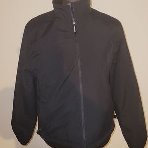 Vintage Woolrich Womens Fleece Lined Black Bomber